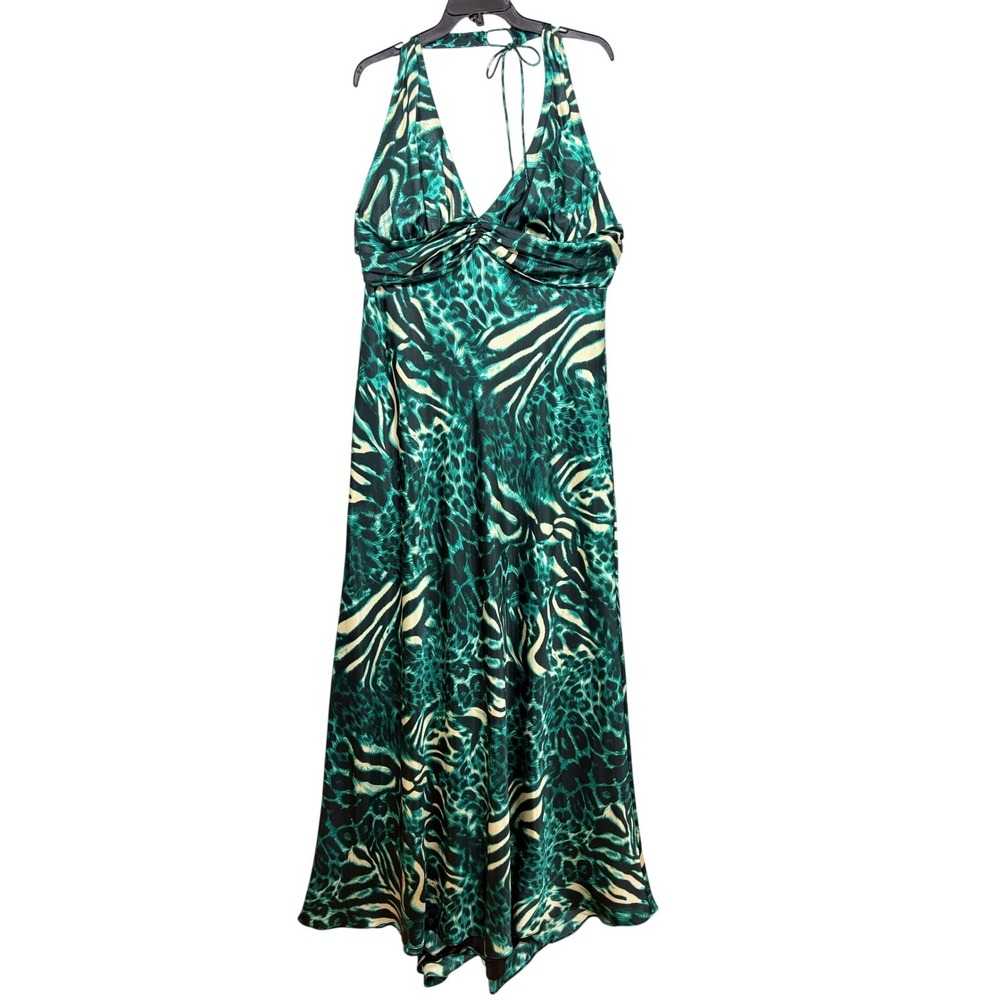 torrid Teal Animal Print Maxi Dress